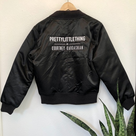 PLT Kourtney Kardashian Bomber Jacket | S - Picture 1 of 8